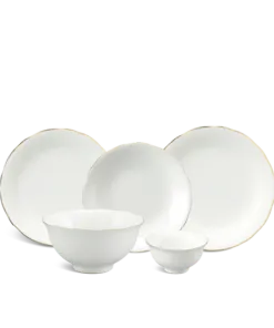 Bộ đồ ăn 14 sản phẩm - Mẫu Đơn IFP - Chỉ Vàng DCNH