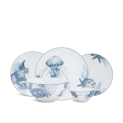 Bộ đồ ăn 17 sản phẩm - Timeless - Đại Dương Sương Mờ DCNH