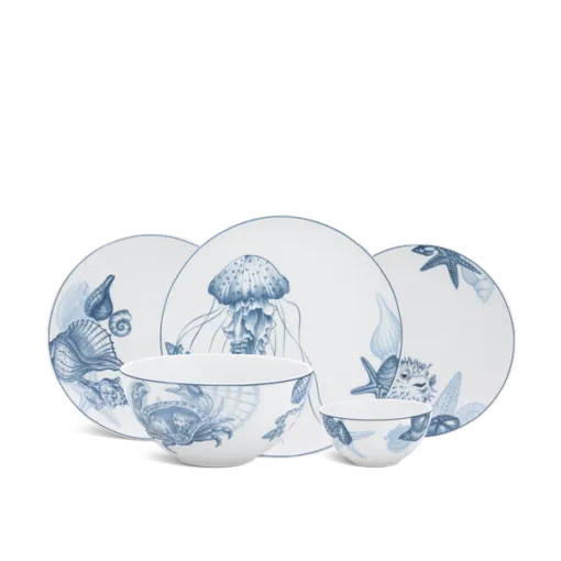 Bộ đồ ăn 17 sản phẩm - Timeless - Đại Dương Sương Mờ DCNH