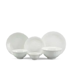 Bộ đồ ăn 22 sản phẩm - Sen IFP - Trắng Ngà