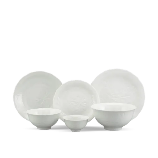 Bộ đồ ăn 22 sản phẩm - Sen IFP - Trắng Ngà