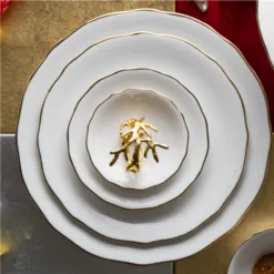 Bộ đồ ăn 32 sản phẩm - Mẫu đơn IFP - Chỉ Vàng DCNH2