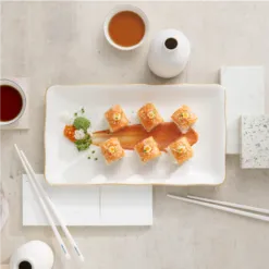 Bộ đồ ăn 32 sản phẩm - Mẫu đơn IFP - Chỉ Vàng DCNH3