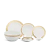 Bộ đồ ăn 6 người 32 sản phẩm - Sago - Hoa Hồng DCNH