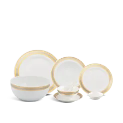 Bộ đồ ăn 6 người 32 sản phẩm - Sago - Hoa Hồng DCNH