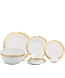 Bộ đồ ăn 6 người 32 sản phẩm - Sago - Hoa Hồng DCNH