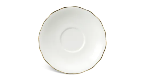Dĩa lót chén 15 cm - Mẫu Đơn IFP - Chỉ Vàng DCNH