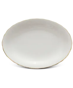 Dĩa oval - Mẫu Đơn IFP - Chỉ Vàng DCNH