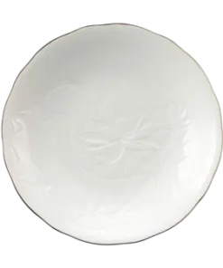 Dĩa tròn sâu 25 cm - Sen IFP - Chỉ Bạch Kim DCNH