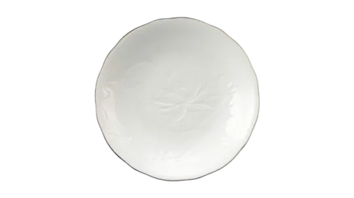 Dĩa tròn sâu 25 cm - Sen IFP - Chỉ Bạch Kim DCNH