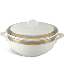Thố cao 19 cm + nắp - Sago - Hoa Hồng DCNH