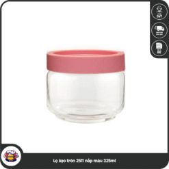 Lọ kẹo trơn 2511 nắp màu 325ml