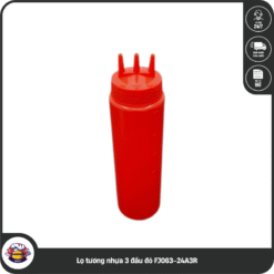 Lọ tương nhựa 3 đầu đỏ FJ063-24A3R