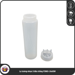 Lọ tương nhựa 3 đầu trắng FJ063-24A3W