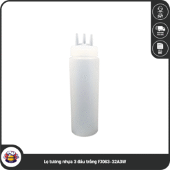 Lọ tương nhựa 3 đầu trắng FJ063-32A3W