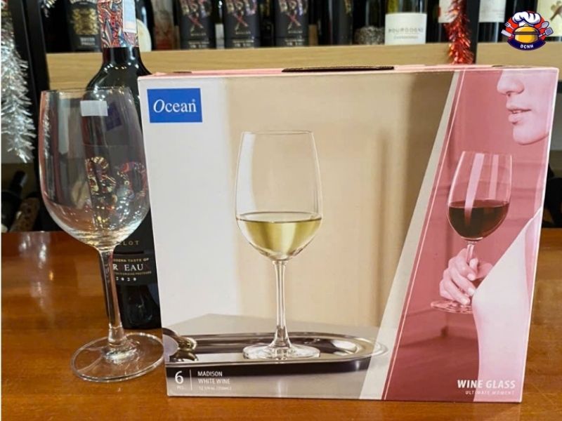 TOP ly uống rượu vang trắng Ocean cho nhà hàng, khách sạn bán chạy hiện nay