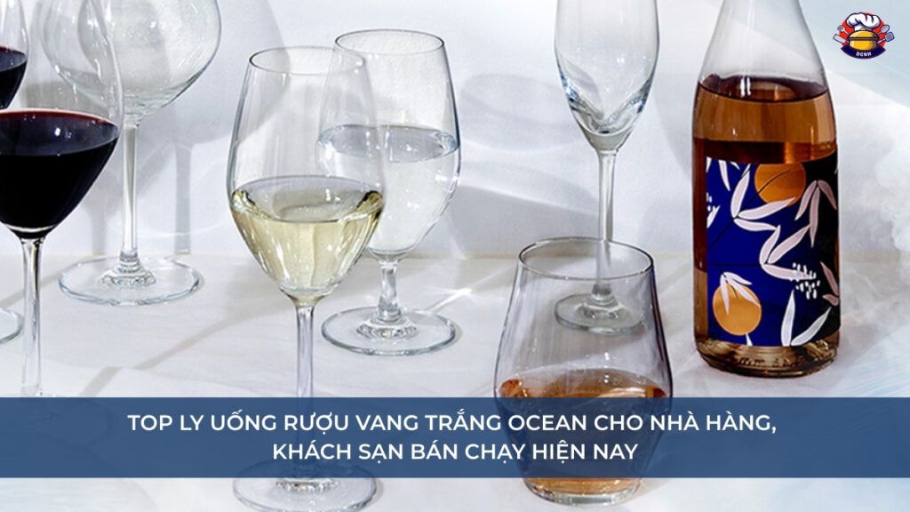 Top Ly uống rượu vang trắng Ocean cho nhà hàng, khách sạn