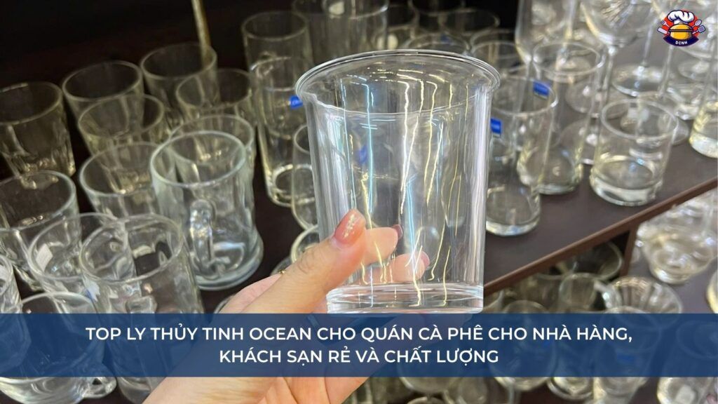 Top ly thủy tinh Ocean cho quán cà phê cho nhà hàng, khách sạn