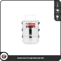 Camen Inox 14_3 ngăn (khóa gài mới)
