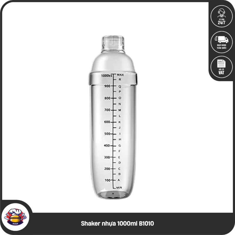 Shaker nhựa 1000ml B1010