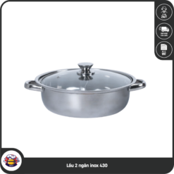 Lẩu 2 ngăn inox 430