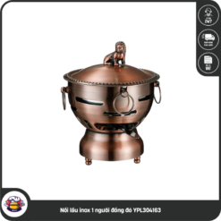 Nồi lẩu inox 1 người đồng đỏ YPL304163