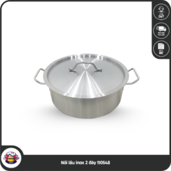 Nồi lẩu inox 2 đáy 110548
