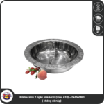 Nồi lẩu inox 2 ngăn size 41cm (mẫu A33) – 041040661 ( không có nắp)