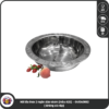 Nồi lẩu inox 2 ngăn size 45cm (mẫu A33) – 041040662 ( không có nắp)