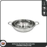 Nồi lẩu inox dày 0.8 size 26cm (mẫu A24) – 041040633 ( không có nắp)