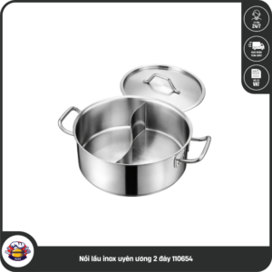Nồi lẩu inox uyên ương 2 đáy 110654