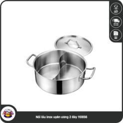 Nồi lẩu inox uyên ương 2 đáy 110656