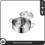 Nồi lẩu inox uyên ương 2 đáy 110657
