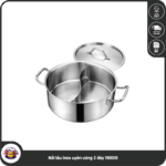 Nồi lẩu inox uyên ương 2 đáy 110659
