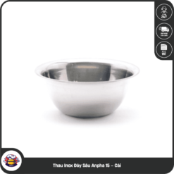 Thau Inox Đáy Sâu Anpha 15 – Cái
