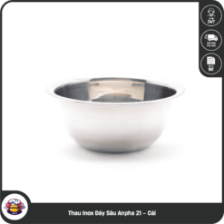 Thau Inox Đáy Sâu Anpha 21 – Cái