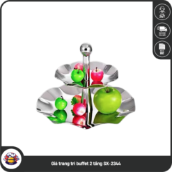 Giá trang trí buffet 2 tầng SX-2344