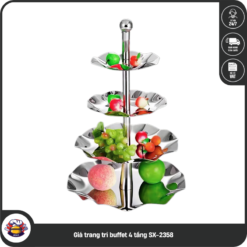 Giá trang trí buffet 4 tầng SX-2358