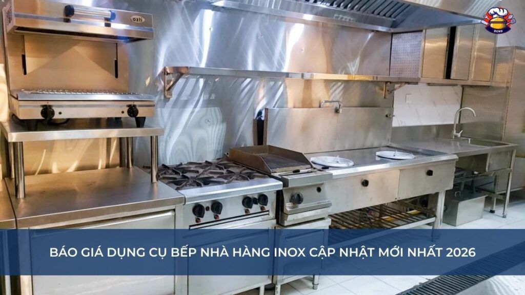 Báo giá dụng cụ bếp nhà hàng inox