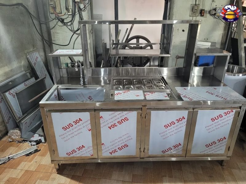 Các cửa hàng bán theo đồ inox nhỏ lẻ gần địa phương