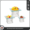 Chân đế trang trí buffet vuông trung SX-7113-2 (2)