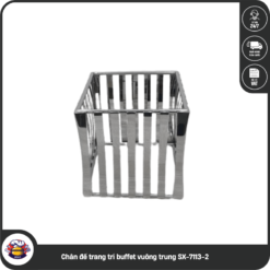 Chân đế trang trí buffet vuông trung SX-7113-2