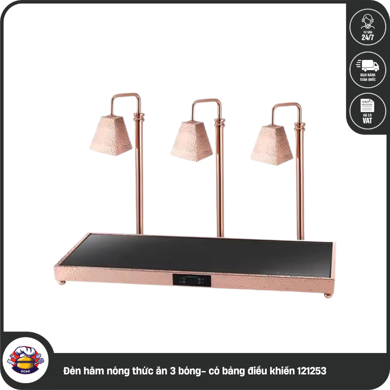 Đèn hâm nóng thức ăn 3 bóng- có bảng điều khiển 121253