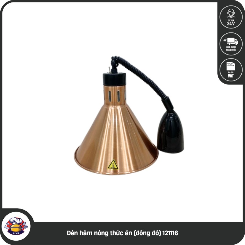 Đèn hâm nóng thức ăn (đồng đỏ) 121116