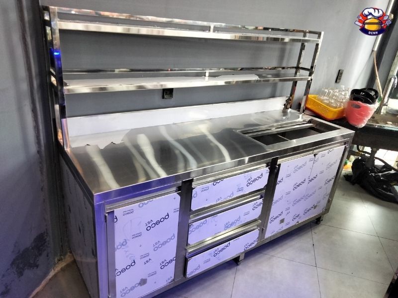 Quầy pha chế inox – Inox Nhật Minh
