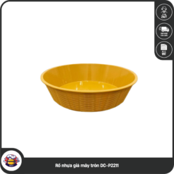 Rổ nhựa giả mây tròn DC-P2211