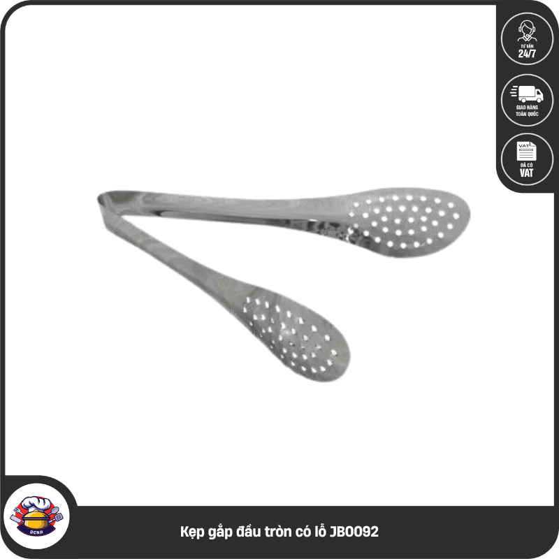 Kẹp gắp đầu tròn có lỗ JB0092