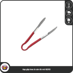 Kẹp gắp inox lá cán đỏ mờ 182113