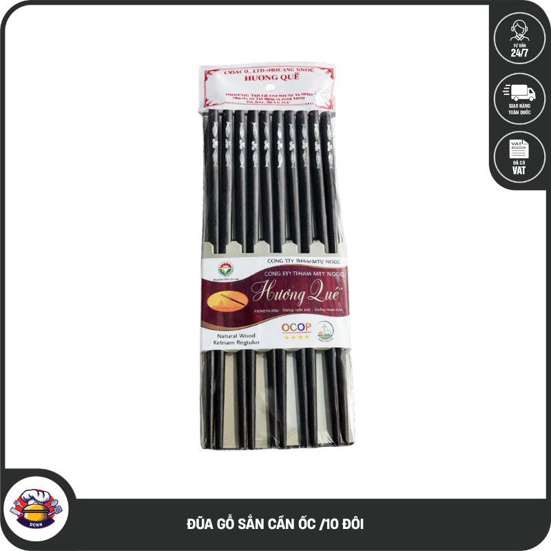 ĐŨA GỖ SẮN CẨN ỐC _10 ĐÔI