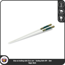 Đũa sứ dưỡng sinh 24.4 cm - Dưỡng Sinh IFP - Sen Ngọc Bích